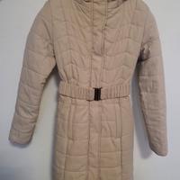 Piumino Donna Lunga Beige 