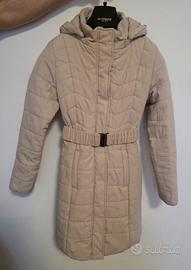 Piumino Donna Lunga Beige 