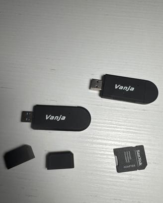 Lettori schede SD Vanja 3 in 1