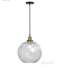 lampada a sospensione in vetro 