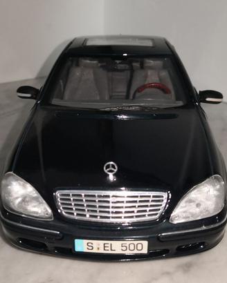 MERCEDES BENZ S-CLASS S500 (1998), 1/18 MAISTO