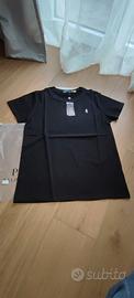 T-shirt polo Ralph Lauren taglia M nera
