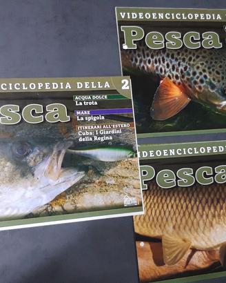 Fascicoli Videoenciclopedia della Pesca con Dvd