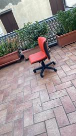 Sedie professionale con rotelle Tecno Ufficio