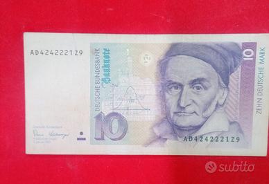 Banconota 10 Marchi Tedeschi 