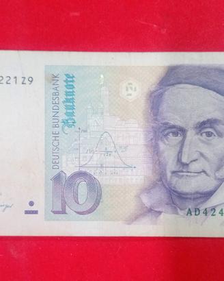 Banconota 10 Marchi Tedeschi 
