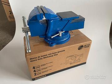 Morsa professionale con base girevole