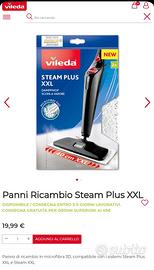 Panni per scopa a vapore Vileda steam plus XXL - Elettrodomestici In  vendita a Alessandria