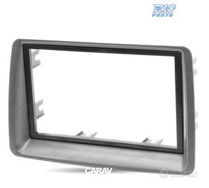 TELAIO GRIGIO SCURO 2-DIN PER FIAT PANDA