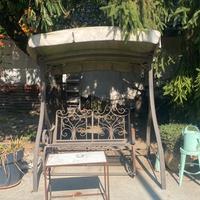 Dondolo in ferro battuto