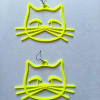 Orecchini gatto 3D