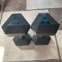 Pesi gommati da 7,5 kg
