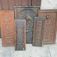 Pannelli decorativi in legno intarsiato