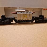 Marklin H0 Carro Pianale Ribassato Carico 4617