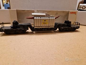 Marklin H0 Carro Pianale Ribassato Carico 4617