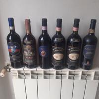 6 BOTTIGLIE DI BRUNELLO da collezione