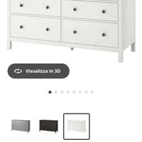 Cassettiera Ikea Hemnes