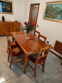 Tavolo e 6 sedie