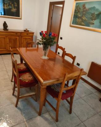 Tavolo e 6 sedie