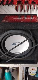alpine sub in cassa amplificatore