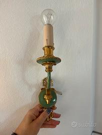 2 applique epica antiche oro verde
