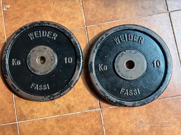 Dischi palestra 10 kg 25 mm