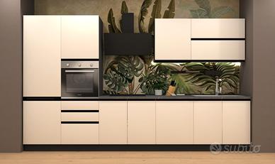 Cucina PROMOZIONE ERA acquario 363cm *PC induzione