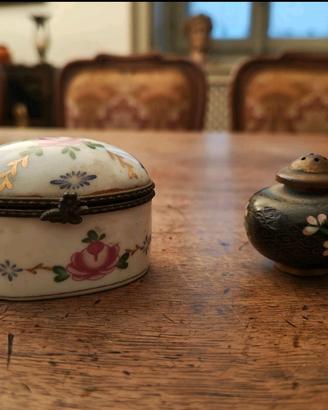 Lotto Vintage Orientale: Saliera Cloisonné Cinese