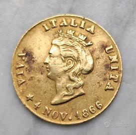 Medaglia Risorgimentale “Italia Unita” - 1866