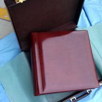 Album fotogrfico in vero cuoio a fogli neri