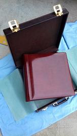 Album fotogrfico in vero cuoio a fogli neri