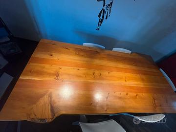 Tavolo in cedro 200cm x 100 cm spessore 5 cm