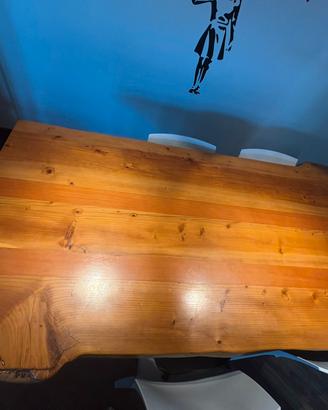 Tavolo in cedro 200cm x 100 cm spessore 5 cm