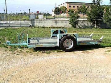 Carrello agricolo con rulliere porta bins