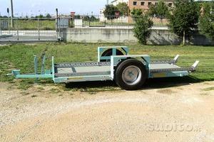 Carrello agricolo con rulliere porta bins