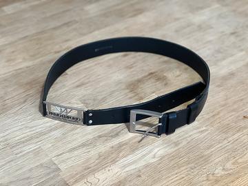 Cintura Primo Emporio in pelle nera uomo