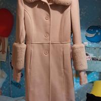 cappotto donna rosa antico