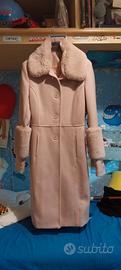 cappotto donna rosa antico