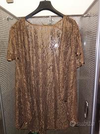 Cardigan in pizzo francese