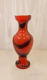 Vaso in vetro di Murano attribuito a Carlo Moretti