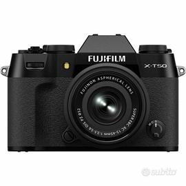 Fujifilm X-T50 + XC 15-45 Black - NUOVO