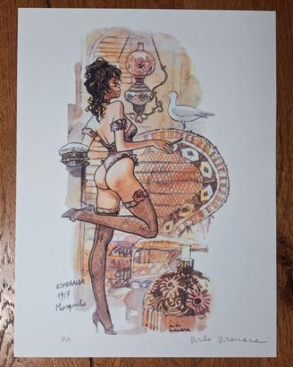 Manara Esmeralda omaggio a Corto Maltese firmata