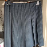 Gonna blu con righina chiara tg. 46