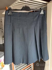 Gonna blu con righina chiara tg. 46