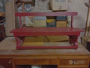 Panchina in legno vintage