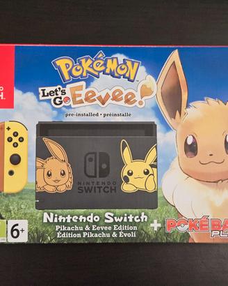 Nintendo Switch Pokemon Let's Go Pikachu Eevee