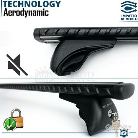 Compatibile con BMW X6 (G06) 2020-2026 ACE-2 modello Barre Tetto Portapacchi Auto Barre Portatutto Nero Alluminio Barre