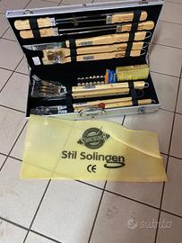 Kit barbecue attrezzi accessori Stl Solingen nuovo