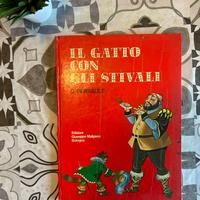 Libro il gatto con gli stivali 1965, libro vintage