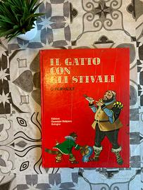Libro il gatto con gli stivali 1965, libro vintage